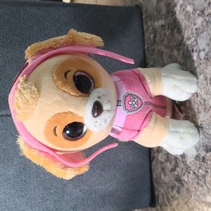 TY Beanie Boos Paw Patrol SKYE 6" Plush 2018 Pink Stuffed Animal like new!